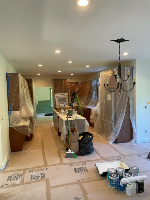 Interior painting surface prep and priming in Hudson, NY